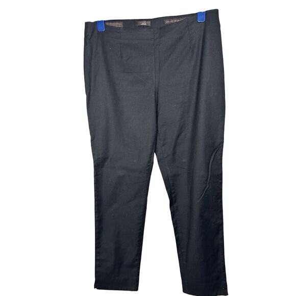 PESERICO Sign Black Seasonless Slim Trousers SZ 50 US 14 - Picture 1 of 11